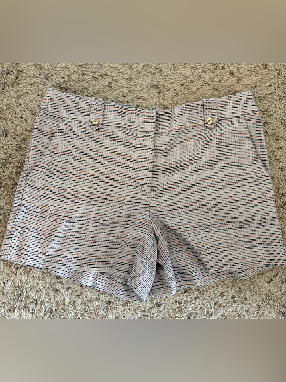 LOFT Striped Sailor Style Striped Shorts Size 8 Preppy Casual